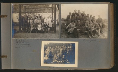 Fietstocht Zuidlaren 19 juli 1927 met de klas  Zeegse  Norg