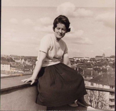 15-5-1963 auf das daches rand Wurzburg foto-goetz......